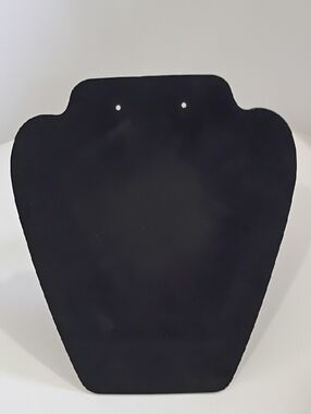 Black Velvet Necklace And Earring Display
